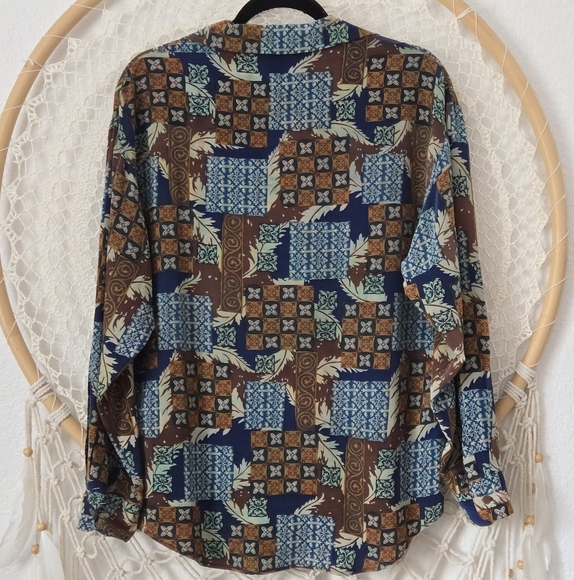 Vintage Casual Corner 100% Silk Dark Academia Quiet Luxury Blouse Top Old Money - Picture 2 of 6